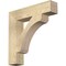 Ekena Millwork Legacy Block Rough Sawn Bracket, Douglas Fir, 4"W x 20"D x 20"H BKT04X20X20LEC05RDF - alternate 1